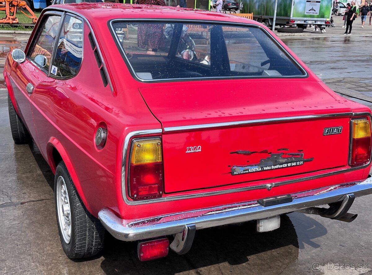 Fiat 128 sport coupé, veľa dielov