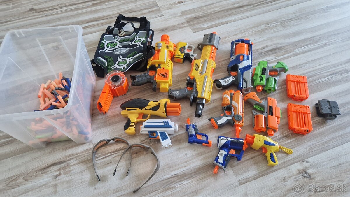 Nerfky a hromada nábojov
