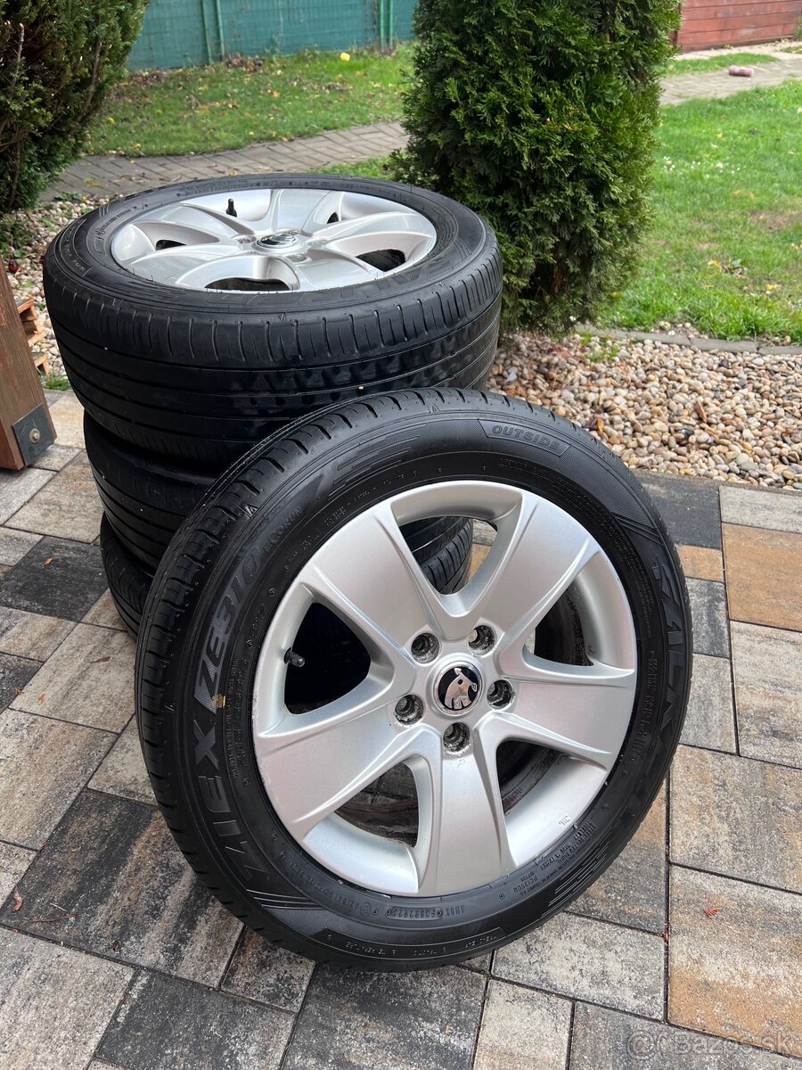 Original Škoda disky Elektrony 5x112 r16