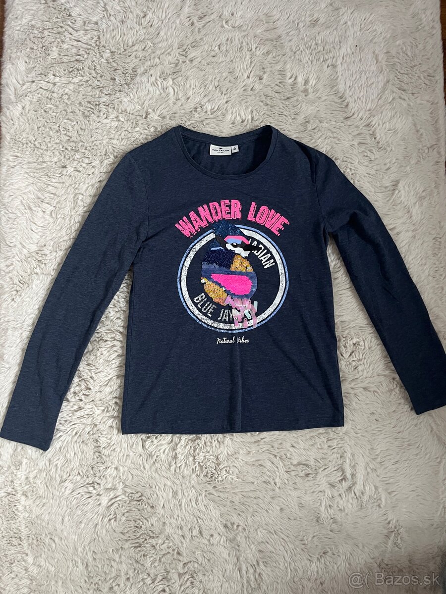 Detské tričko s dlhým rukávom