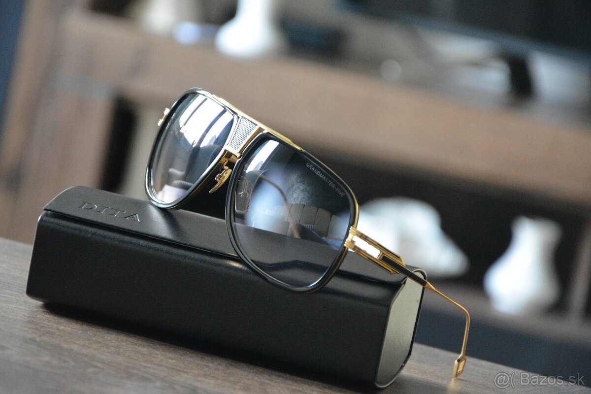 Zlaté slnečné okuliare DITA GRANDMASTER FIVE