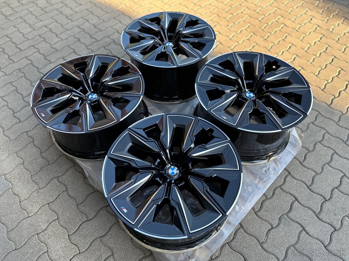 ✅ BMW originálna sada diskov r21 G70 i7 X3 G45 909M Black ✅