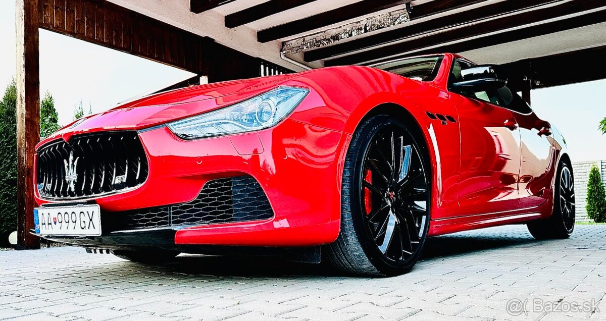 Maserati ghibli 3,0 . 202kw, 2014 v úprave od trident rosso