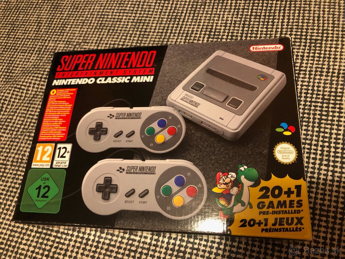 predam Nintendo Classic Mini SNES Super Nintendo ako nove