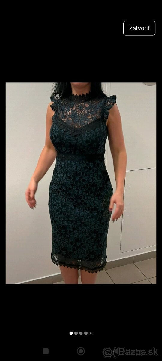 Zara krajkove šaty