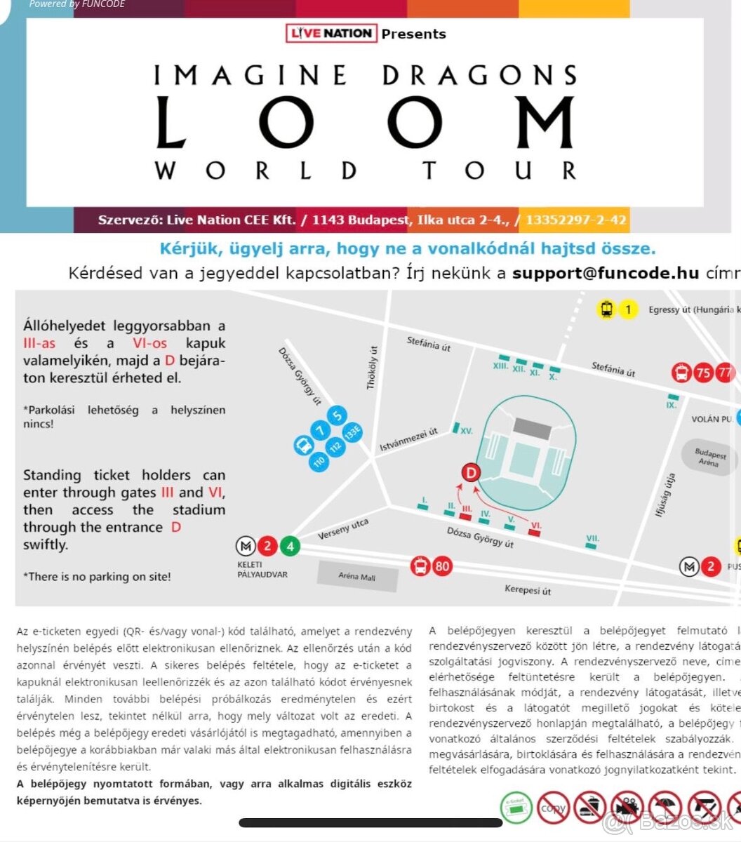 Imagine Dragons Budapest 14.6.2025