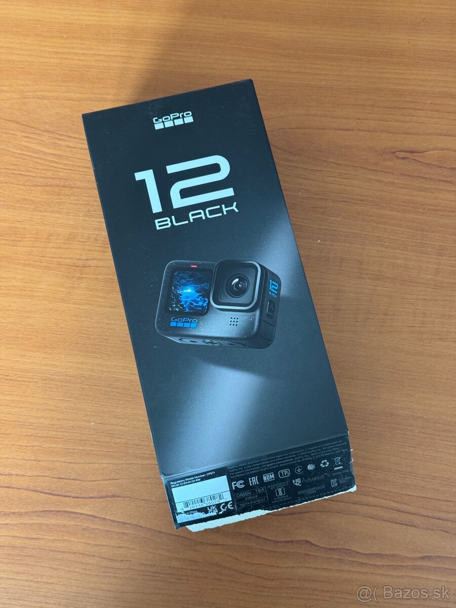 Kamera Gopro Hero 12 nova, fólie