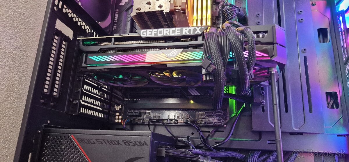 Predám grafickú kartu top verziu RTX 3070ti asus STRIX