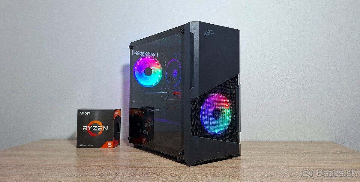 Herný pc RYZEN 5 5500/16GB RAM/256GB SSD/RX VEGA 8GB