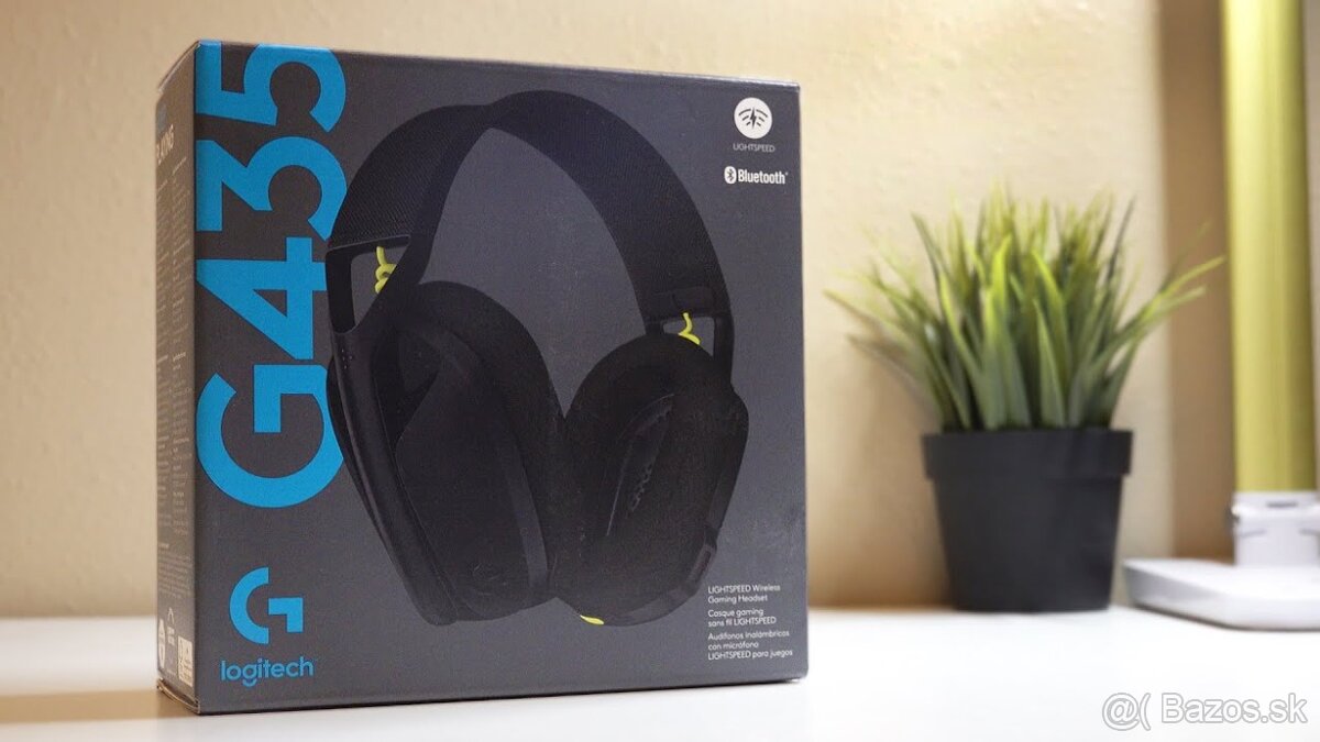 Logitech G435 LIGHTSPEED - čierna verzia