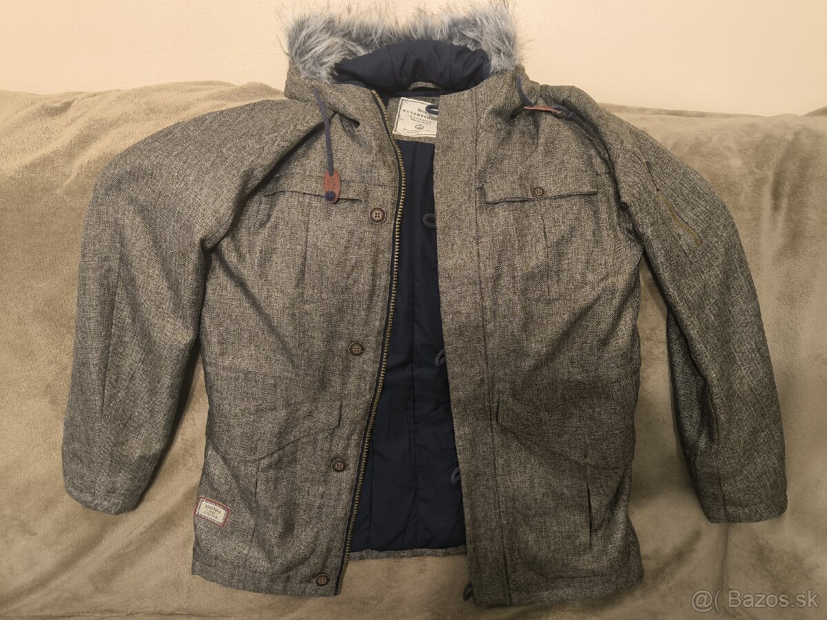 Zimný moderný kabát RESERVED veľk.pánske S