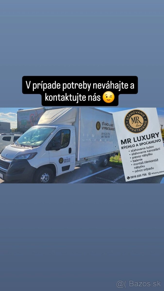 Sťahovanie a vypratavanie