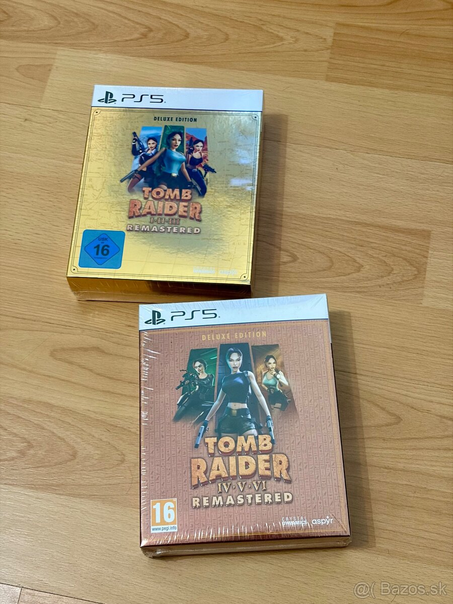 Tomb Raider I-III a IV-VI Remastered Deluxe Edition PS5