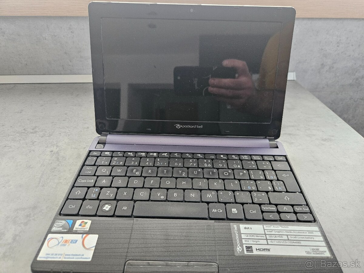 Notebook Packard Bell 10.1