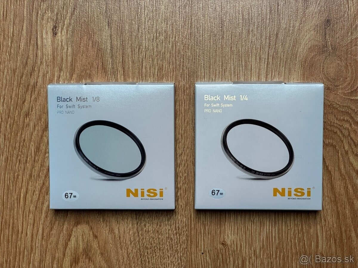 Nisi Black Mist 1/4 a 1/8 67mm na swift system