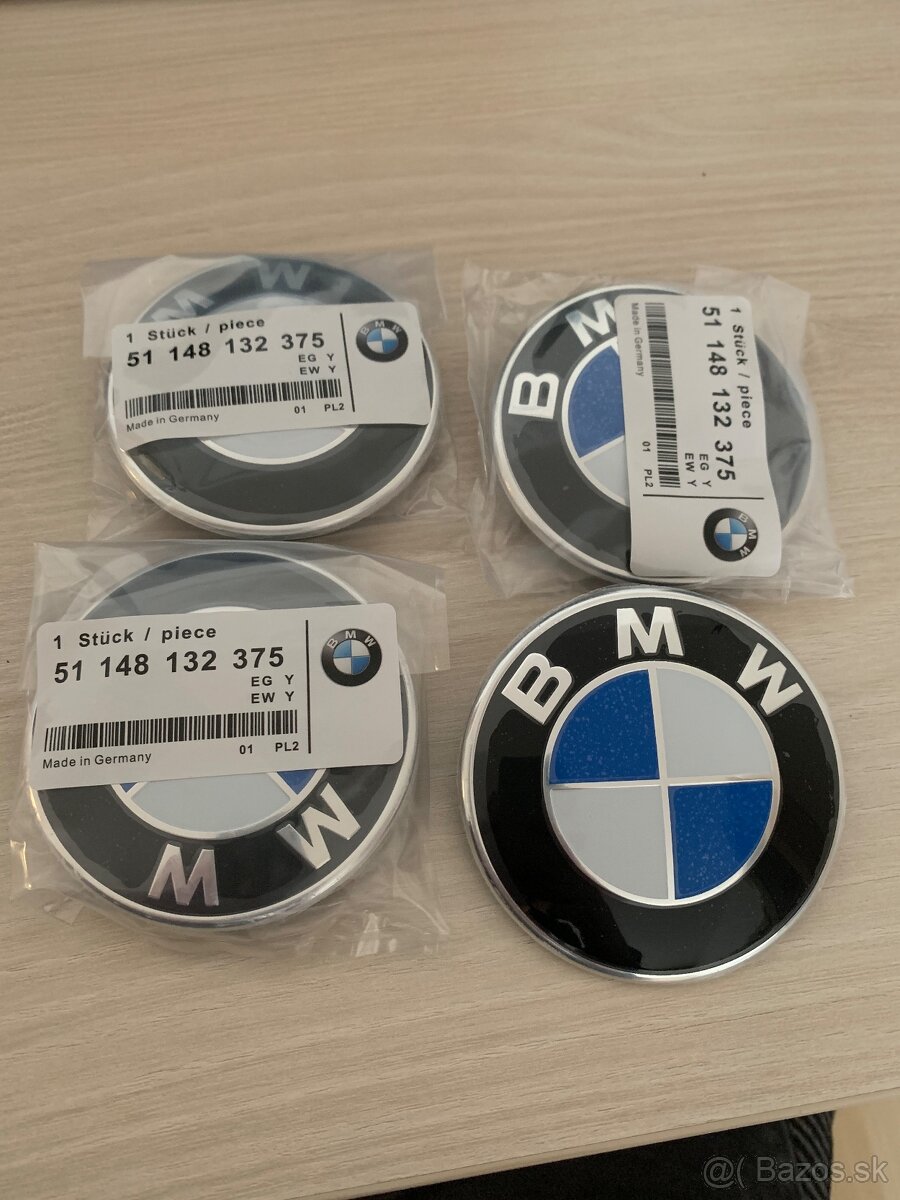 BMW znak na prednú / zadnú kapotu