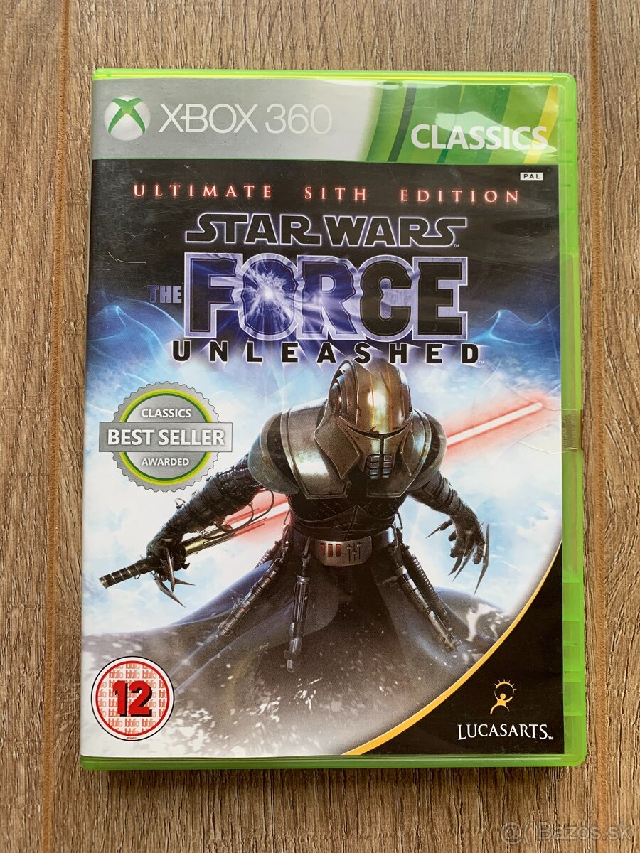 Star Wars The Force Unleashed na Xbox 360 a Xbox ONE / SX
