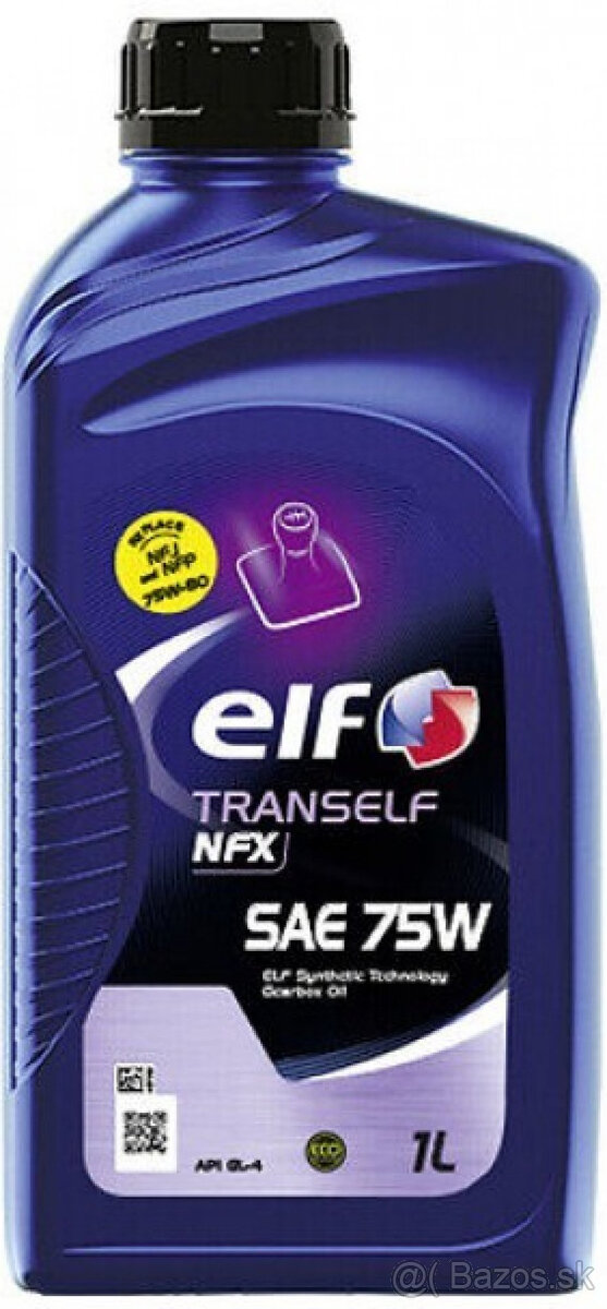 Prevodový olej ELF Tranself NFX 75W 1l  NOVÝ 