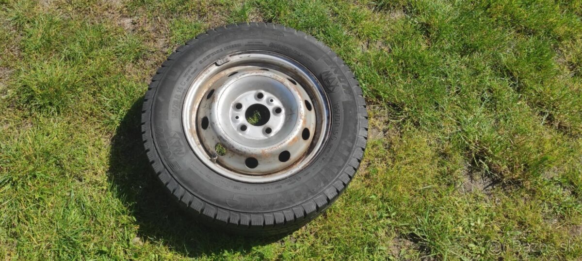 rezerva 195/70R 15C (disk + zimná pneu)