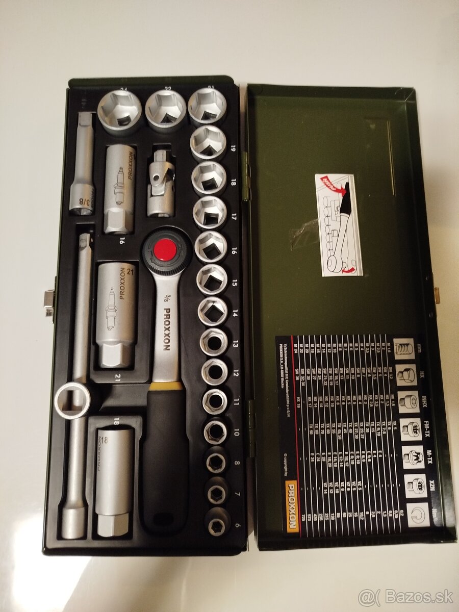 Proxxon gola sada 3/8 24 dielov