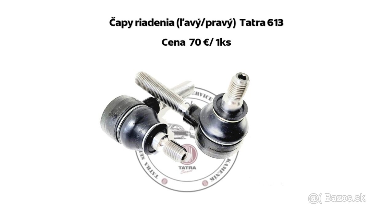 Tatra 613 diely - čapy riadenia