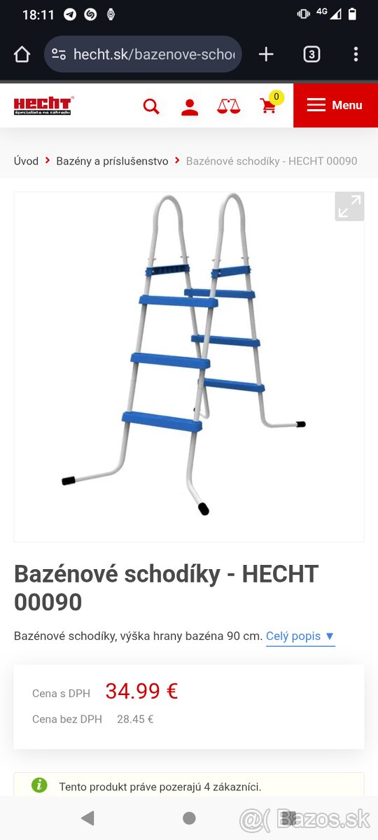 Bazén plus komplet vybavenie