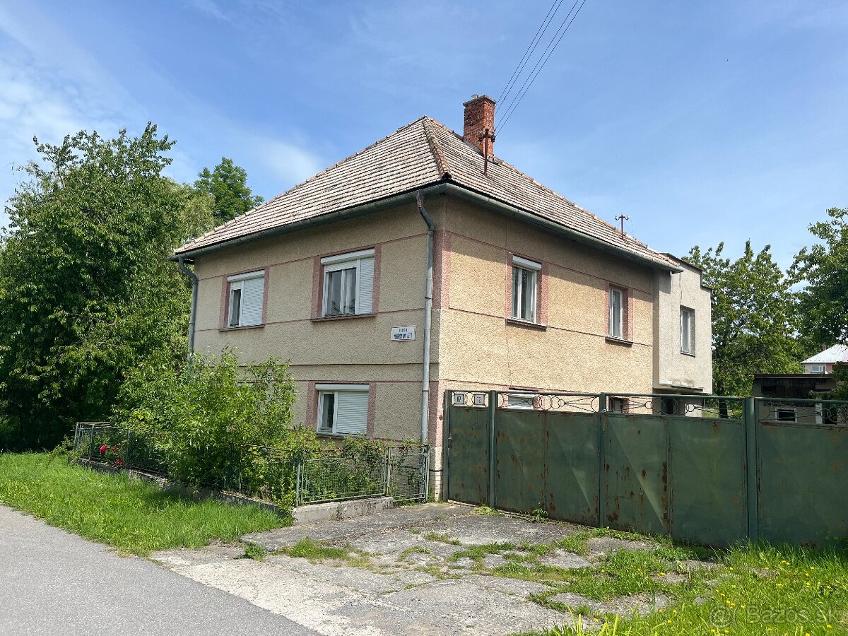 Rodinné sídlo s veľkým pozemkom