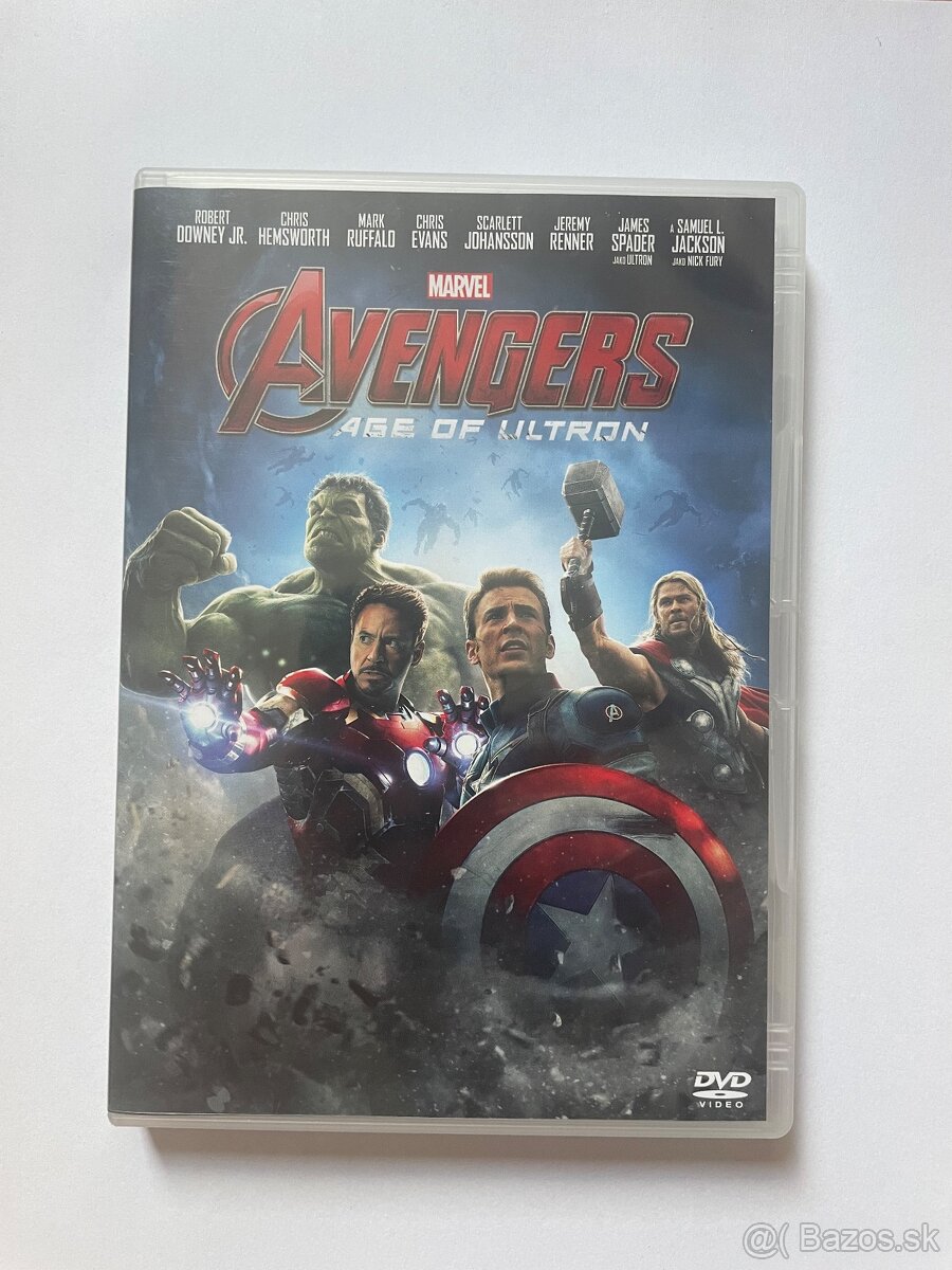 10x DVD filmy – Marvel, Eragon, Sherlock Holmes, Gangster Sq