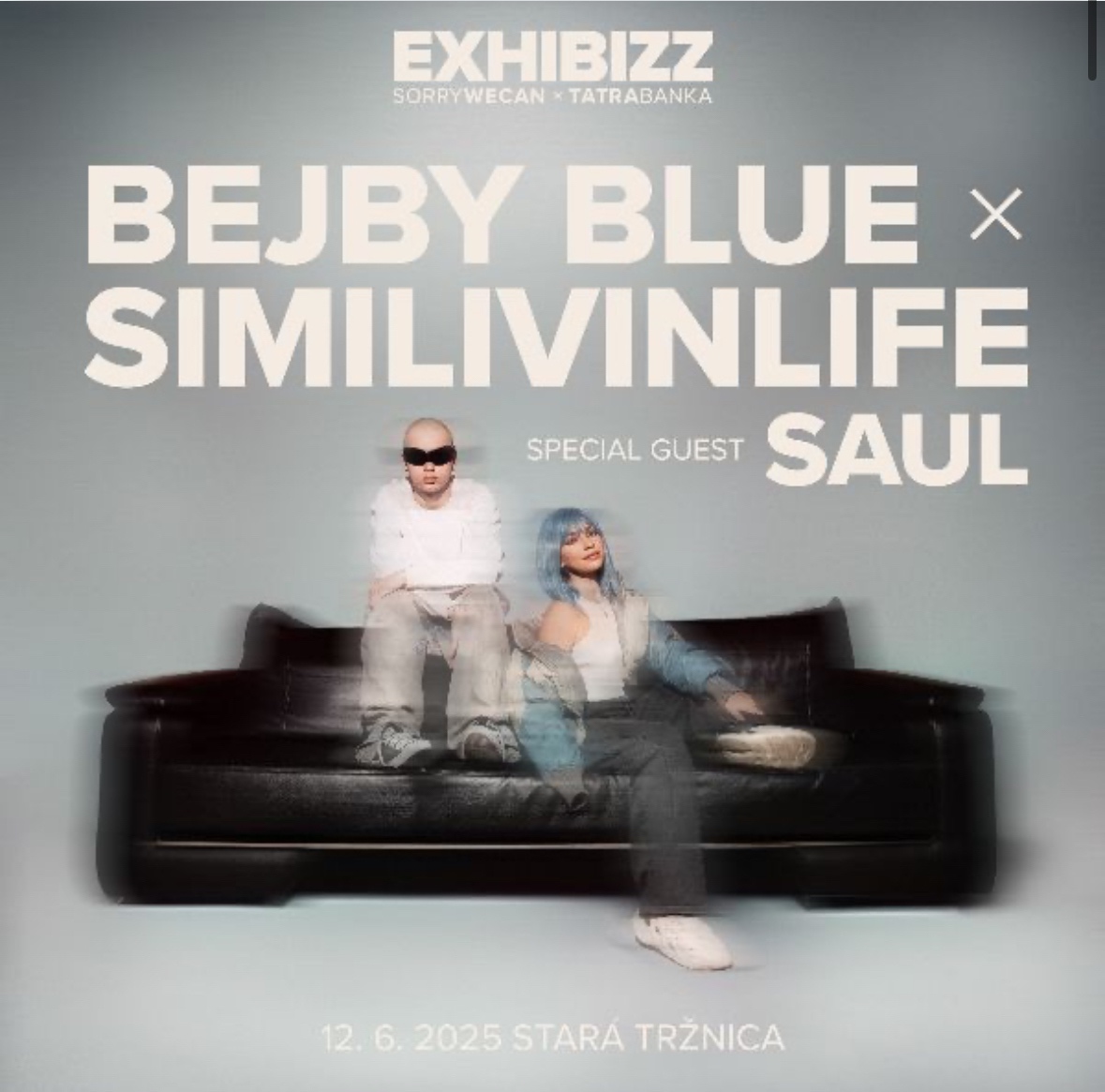 PREDAM LISTOK NA EXHIBIZZ KONCERT - BEJBY BLUE X SIMILIVINLI
