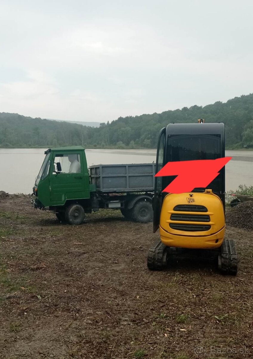 Predam mini Bager,vozik a multikaru