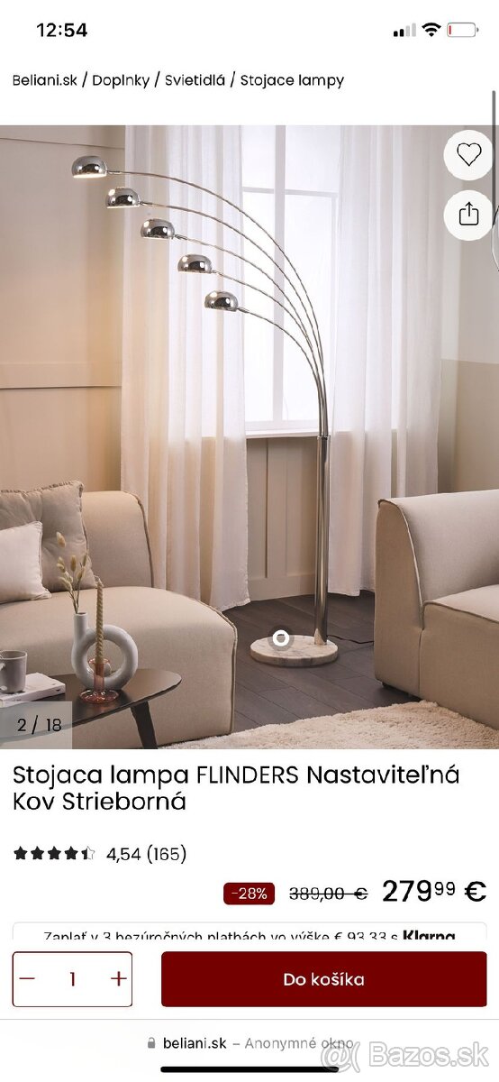 Stojaca lampa