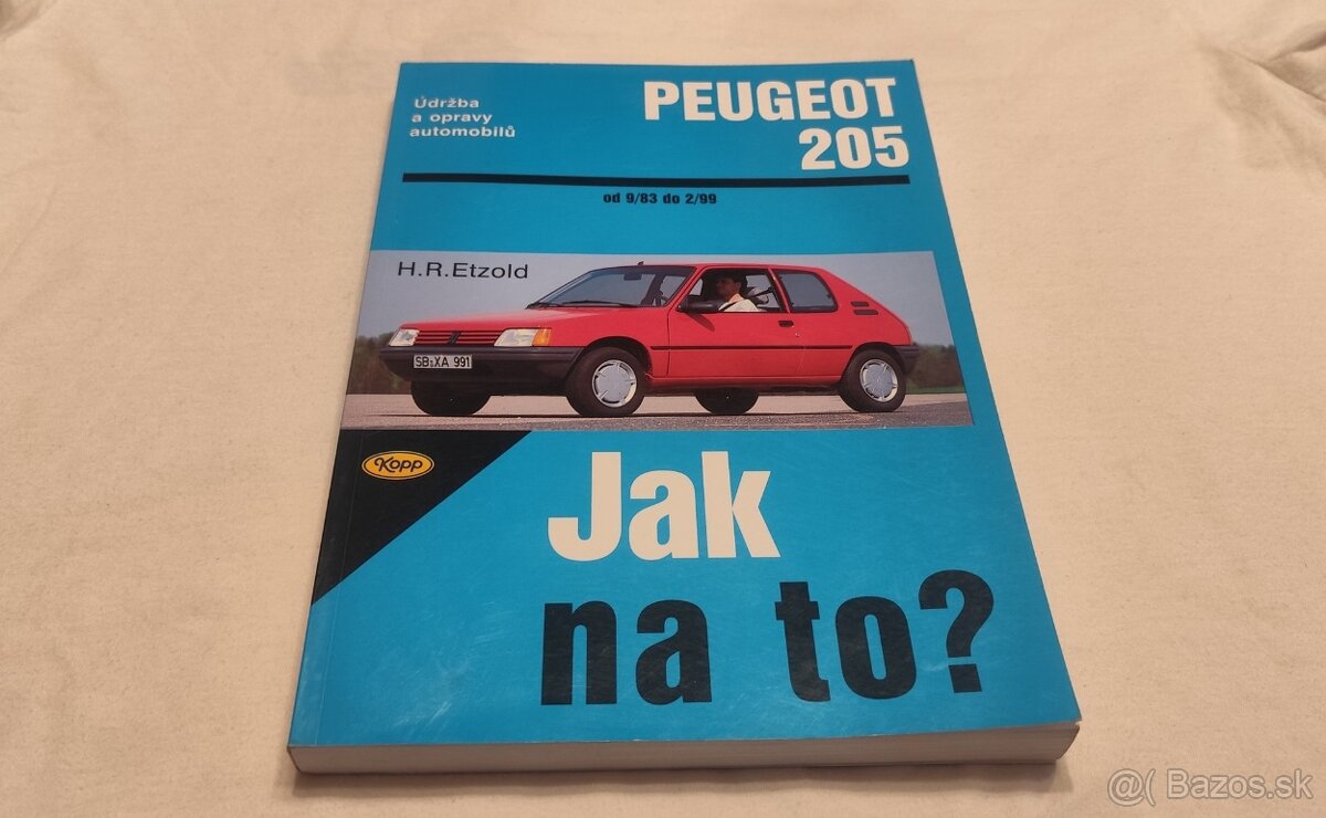 PEUGEOT 205 9/83-2/99 - příručka na opravy a údržbu - manuál