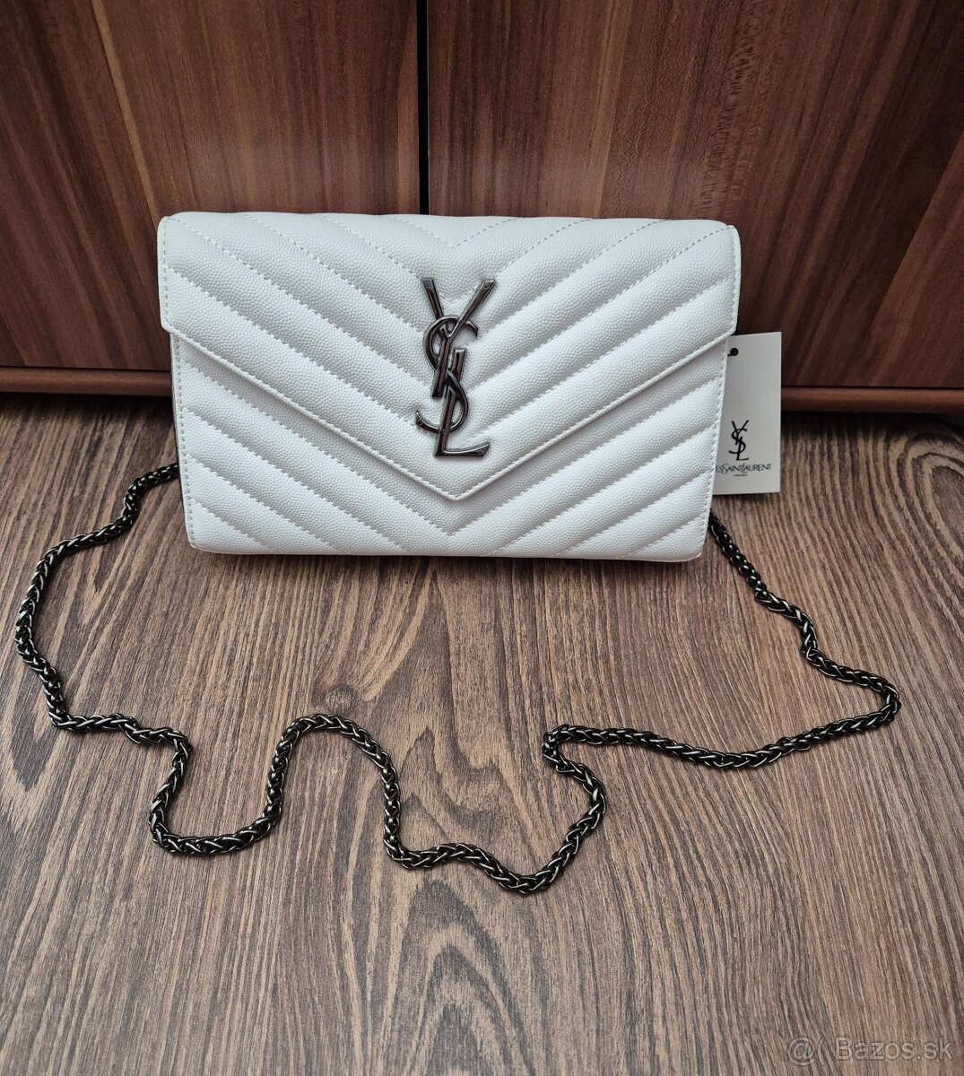 kabelka YSL biela