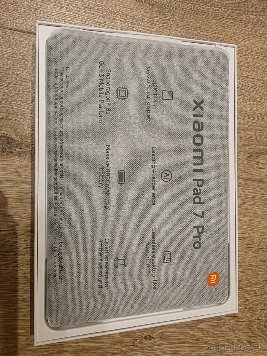 Xiaomi Pad 7 Pro 8 GB/256 GB sivá