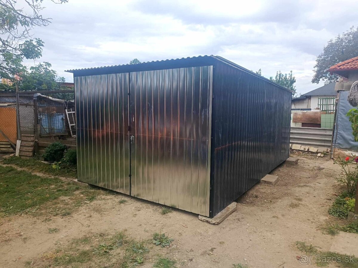 Plechová garáž / sklad / búda