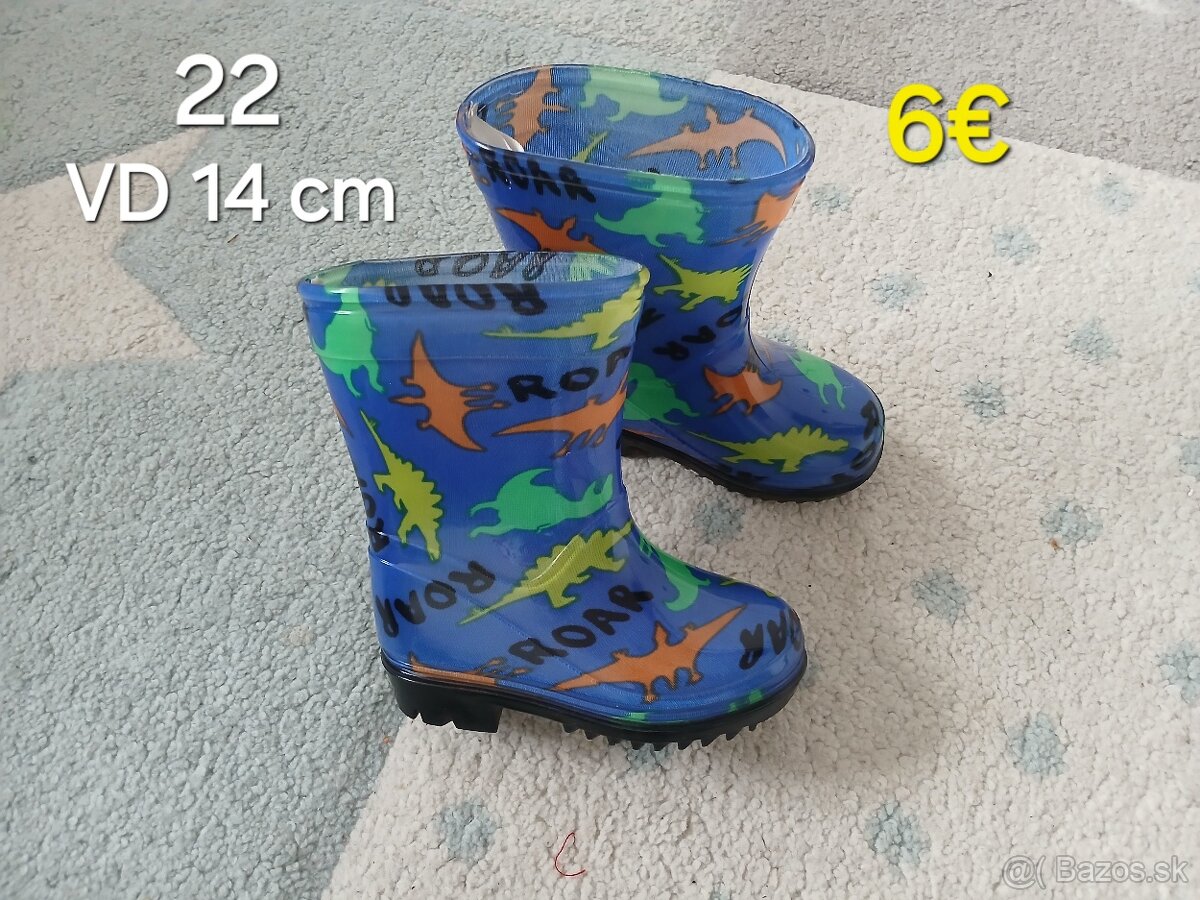 Chlapcenske gumaky 22