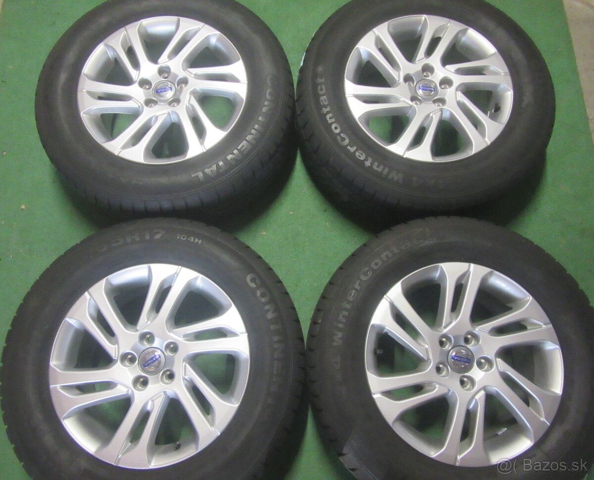 R17 zimná sada VOLVO XC60 rozteč 5x108 235/65R17 continental
