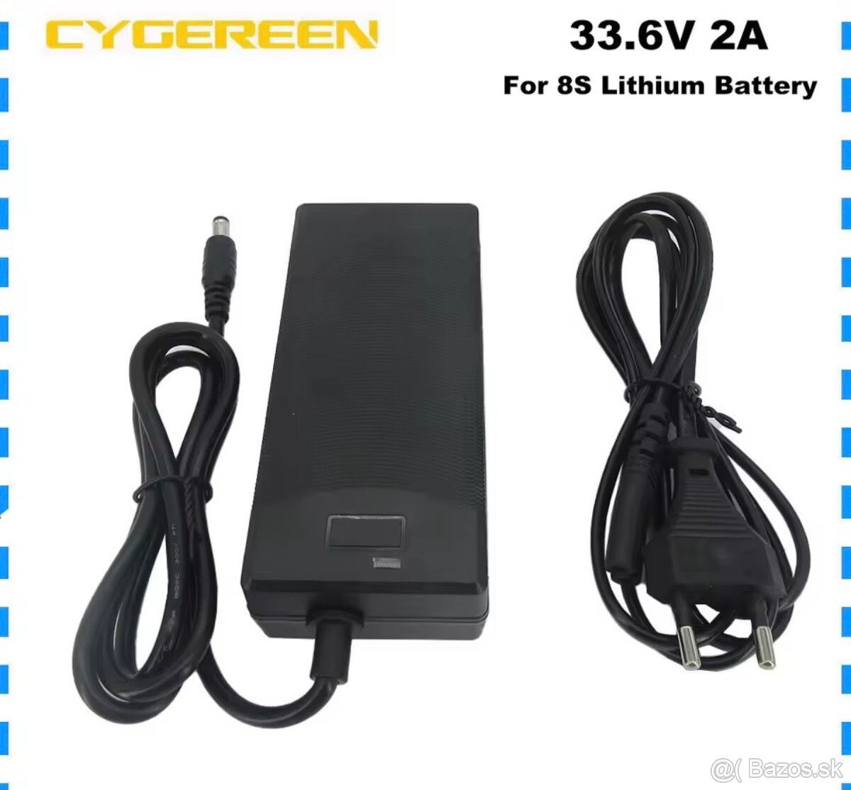 Nabíjačka 33,6V pre 29,6V 2,1 na 5,5