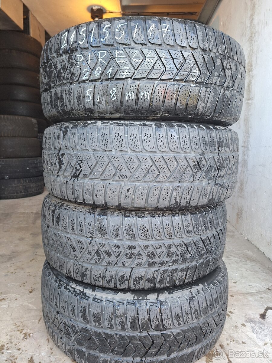 215/55/R17 Zimné 4ks