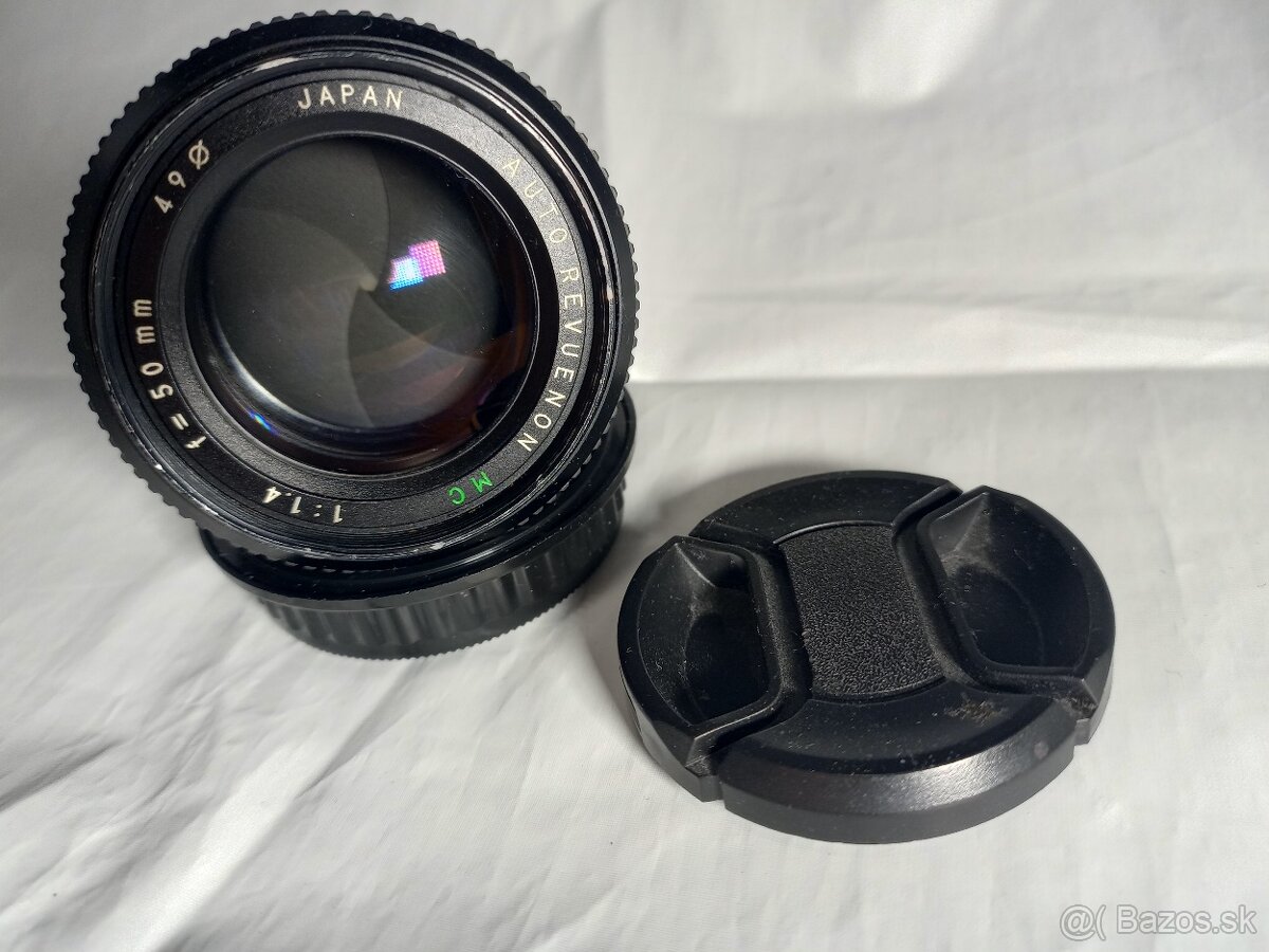 Auto Revuenon MC 50mm 1:1.4 na Pentax