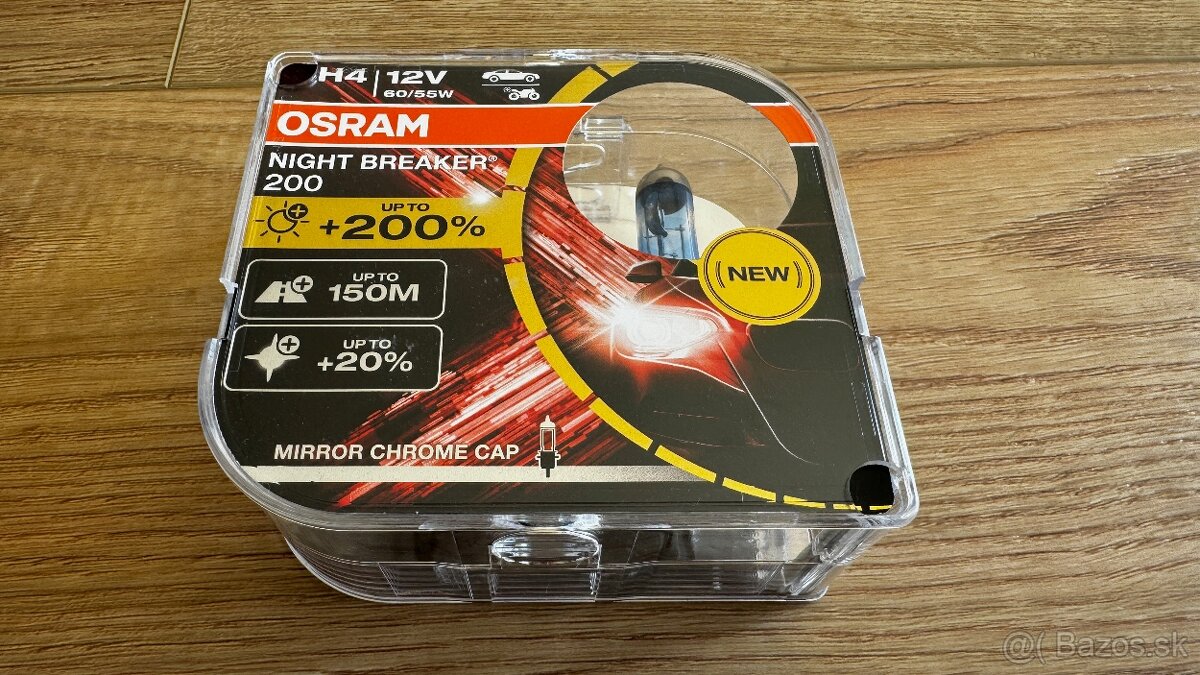 Predám 2ks H4 OSRAM Night Breaker
