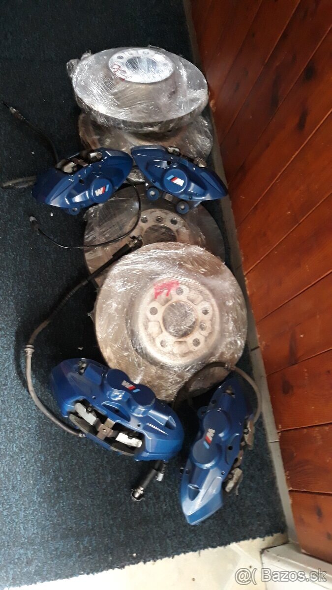 BMW original TŘMENY brzdice Brembo kotouče sada