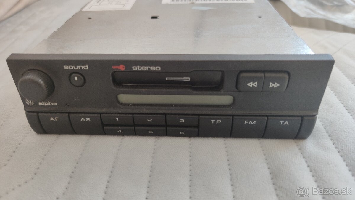 Originalne radio VW alpha s kodom