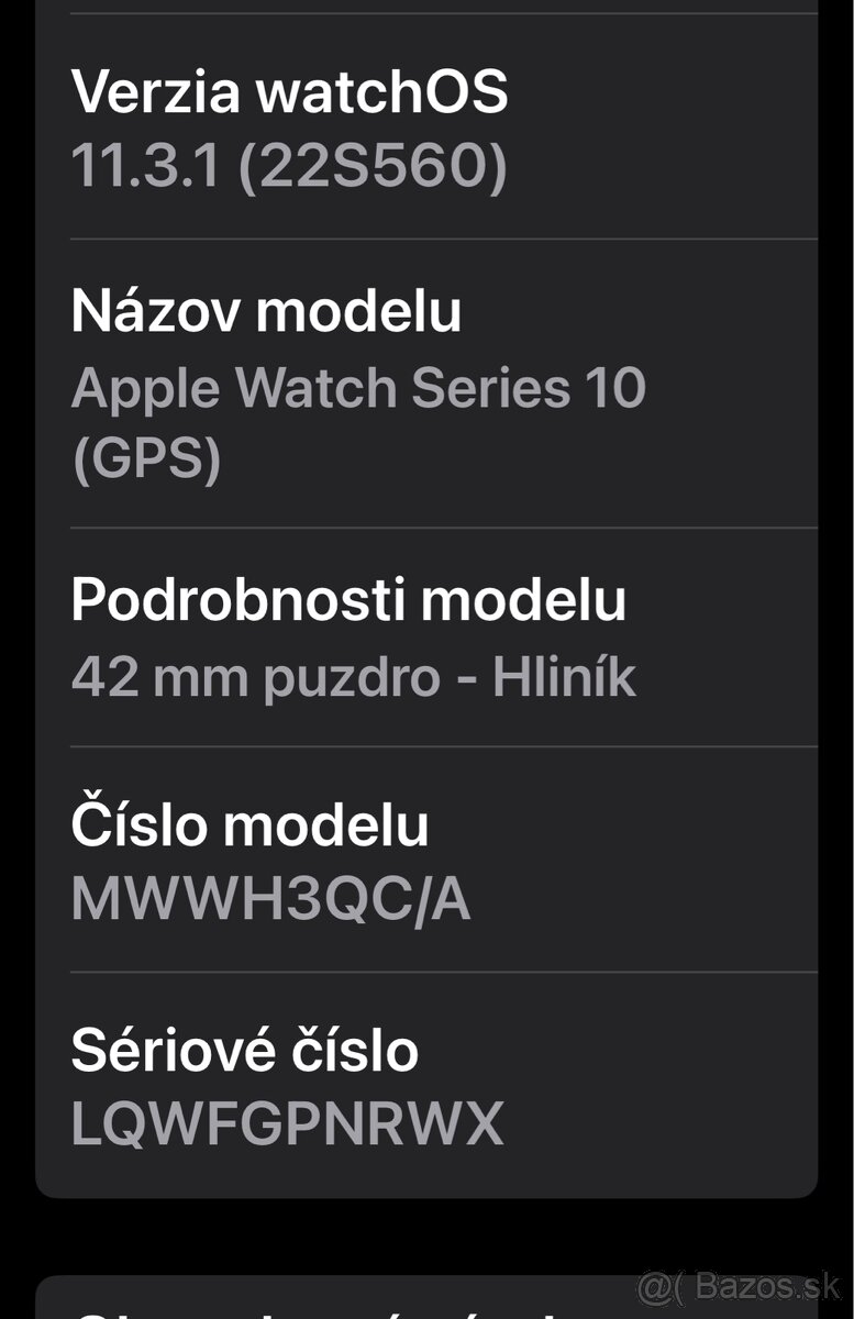 predaj hodinky Apple watch 10