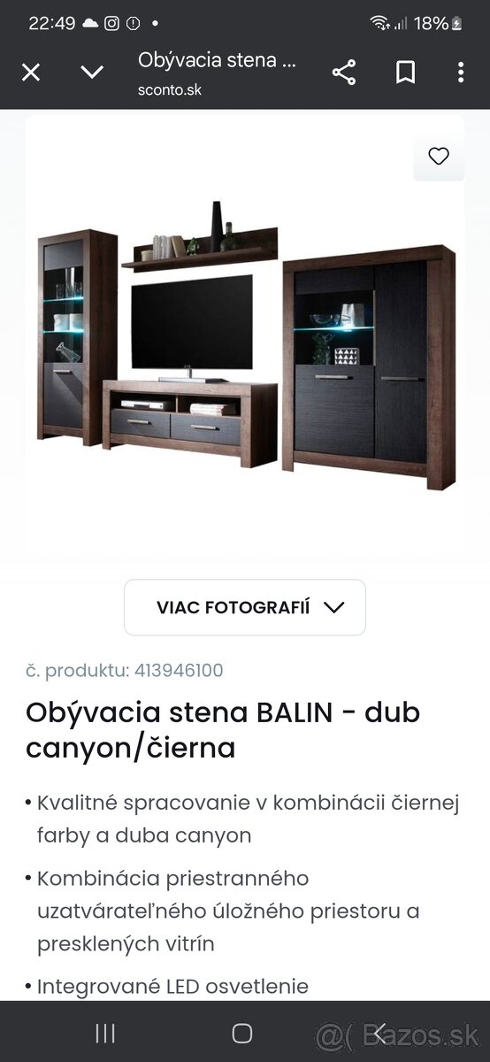 Obývacia stena