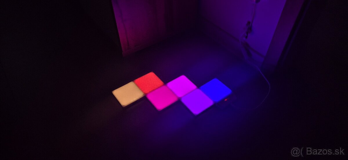 Led farebné magické panely