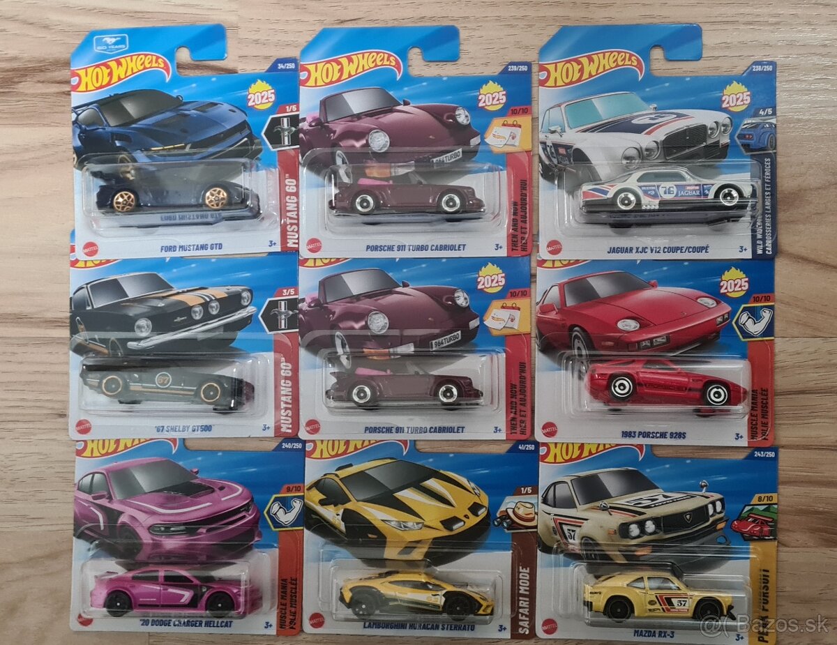 Zberateľské Autíčka Hotwheels 2025