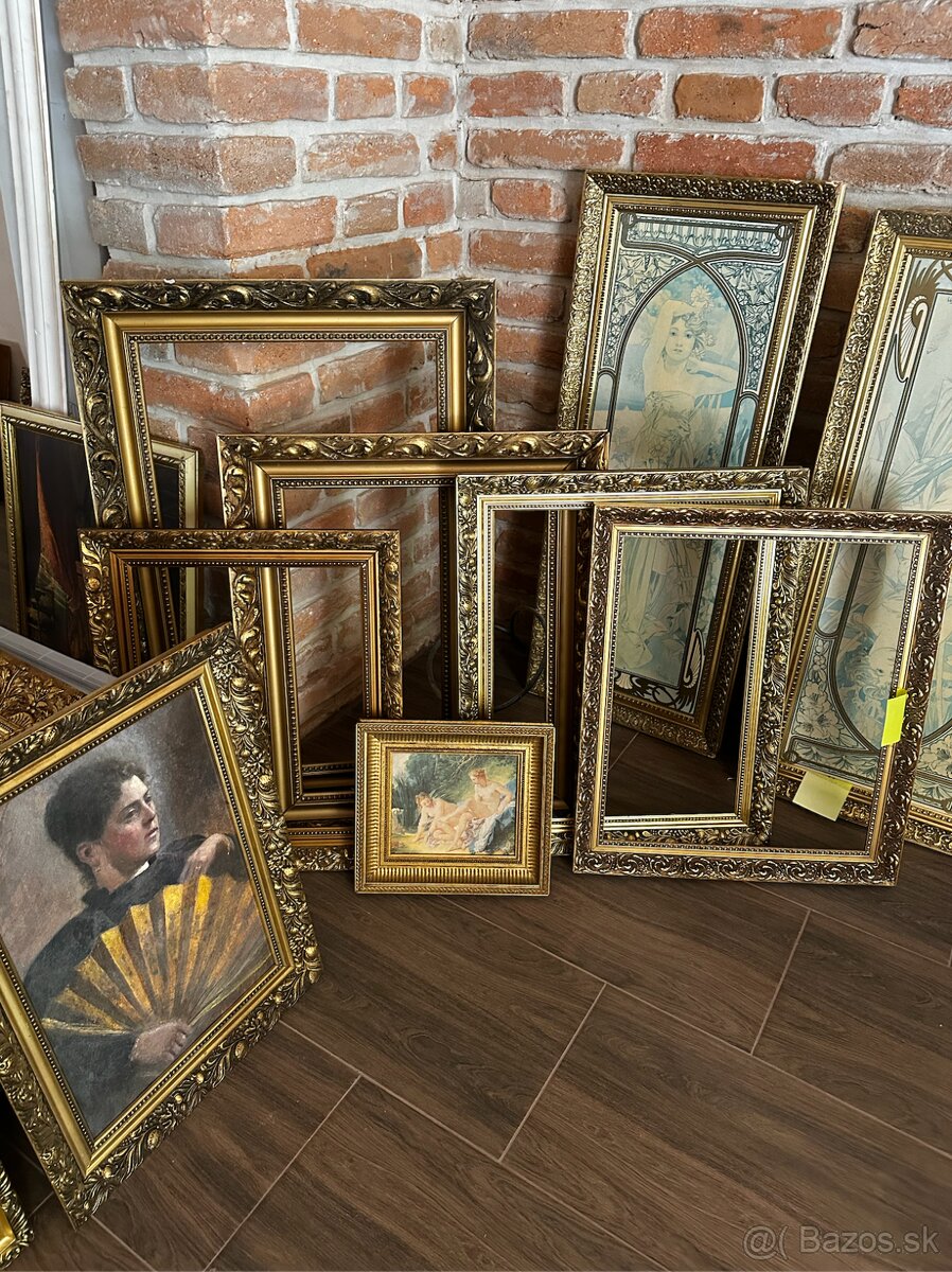 Starožitné rámy obrazov