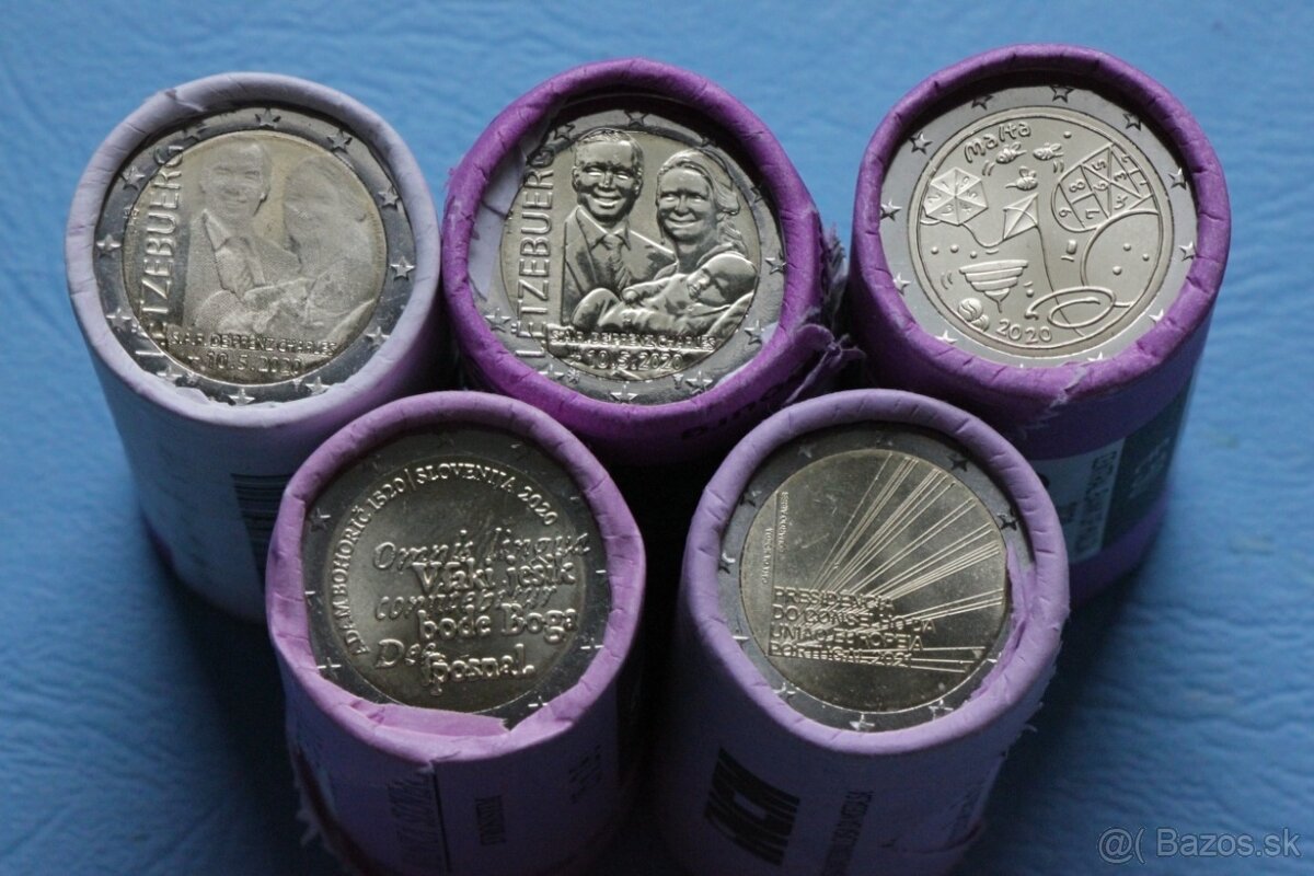 pamätné euromince 2004 - 2025 2.cast