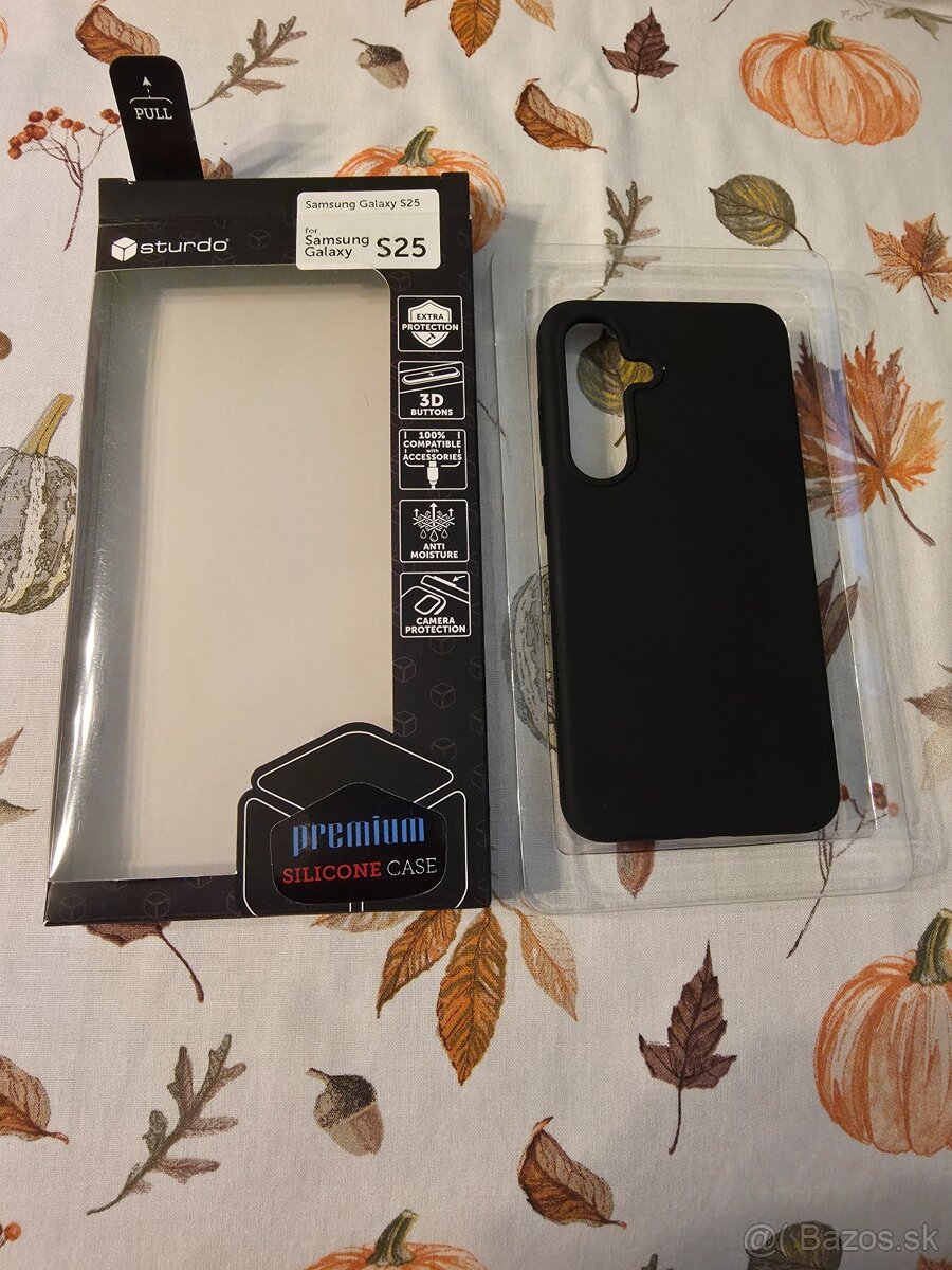 Zadný kryt na Samsung S25 čierny magsafe stal ma 30eur len r